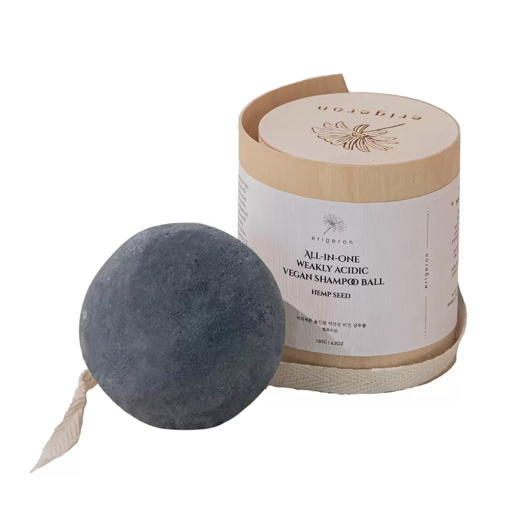 ERIGERON ALL-IN-ONE VEGAN SHAMPOO BALL BLACK