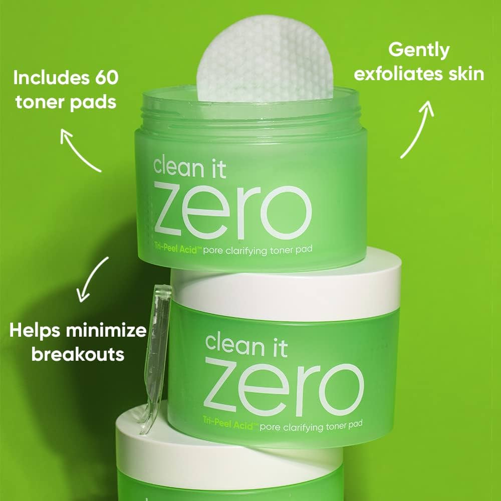 BANILA CO CLEAN IT ZERO TONER PAD PORE CLARIFYING (60 PADS)