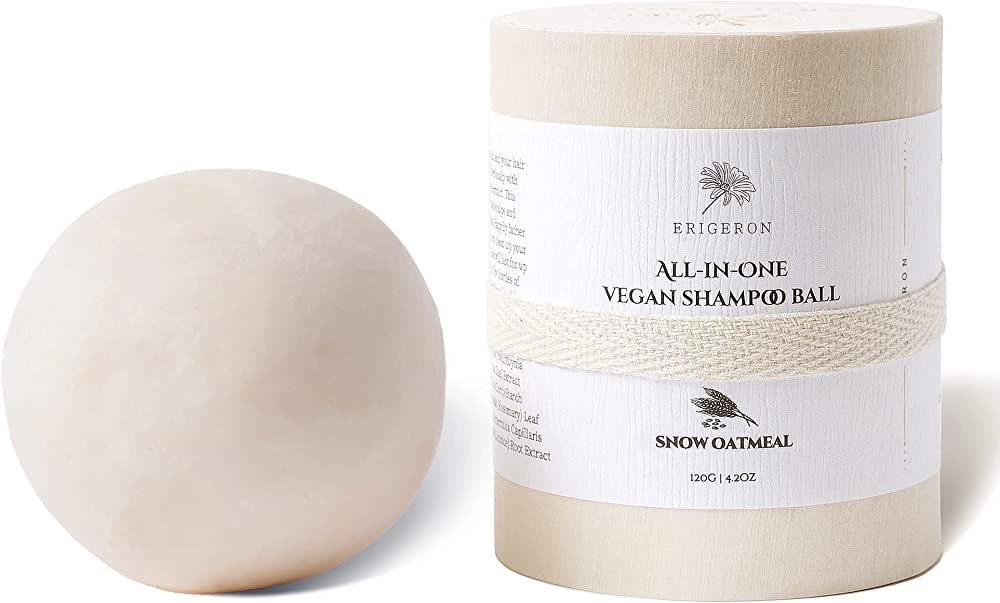 ERIGERON ALL-IN-ONE VEGAN SHAMPOO BALL SNOW WHITE MOCHI