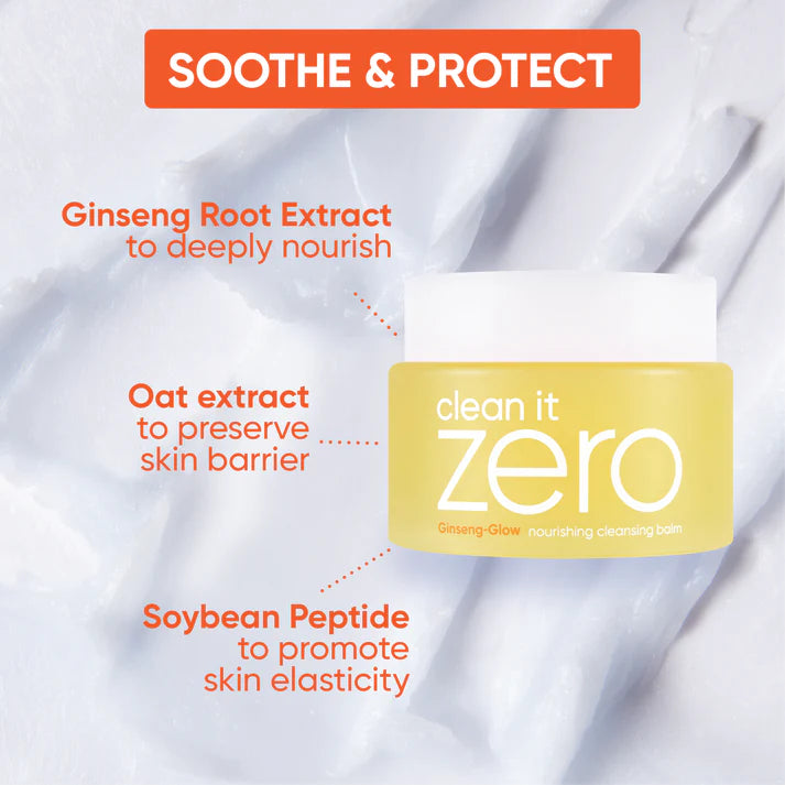 Banila Co Clean It Zero Cleansing Balm Nourishing Ginseng-glow