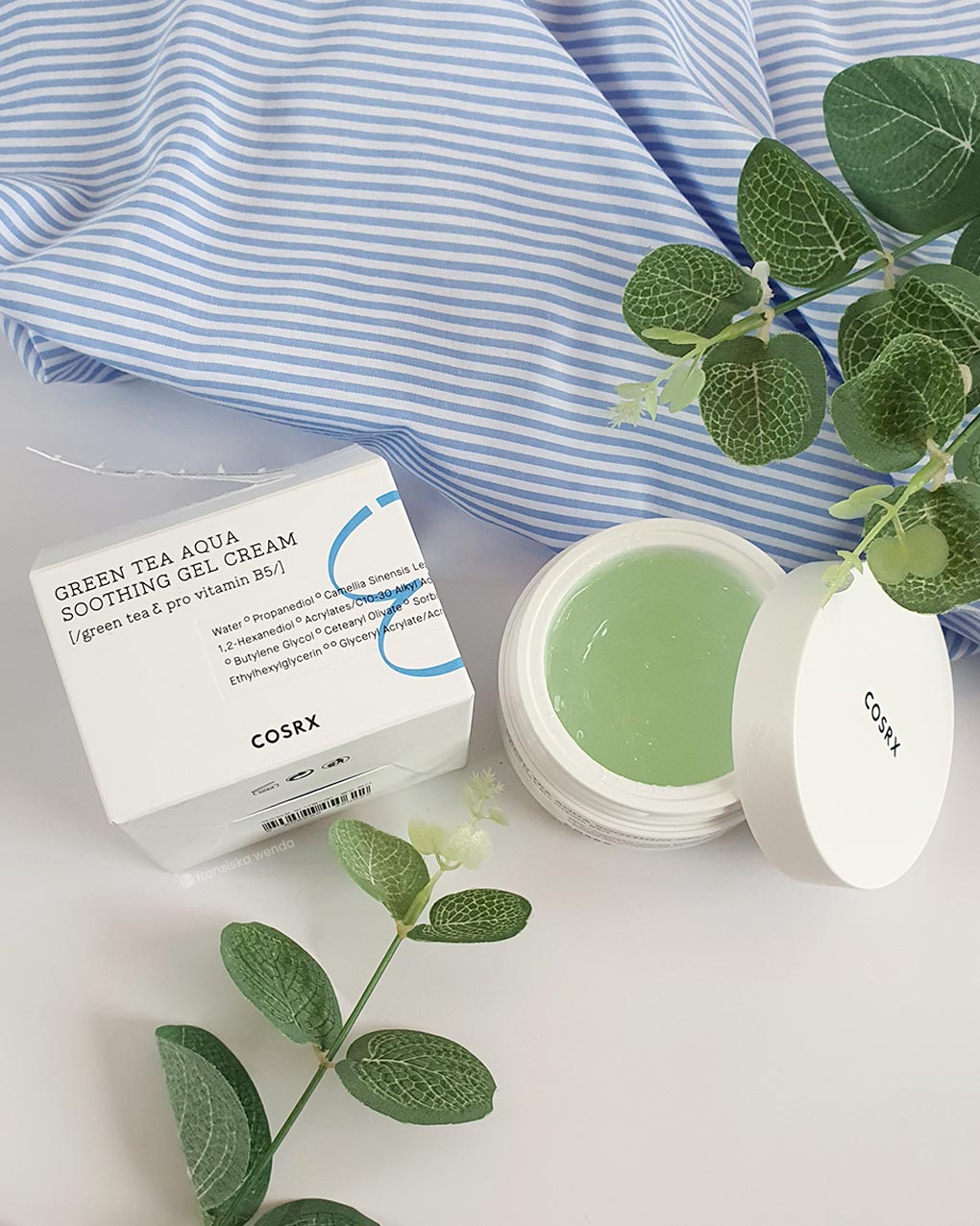 COSRX GREEN TEA AQUA SOOTHING GEL CREAM