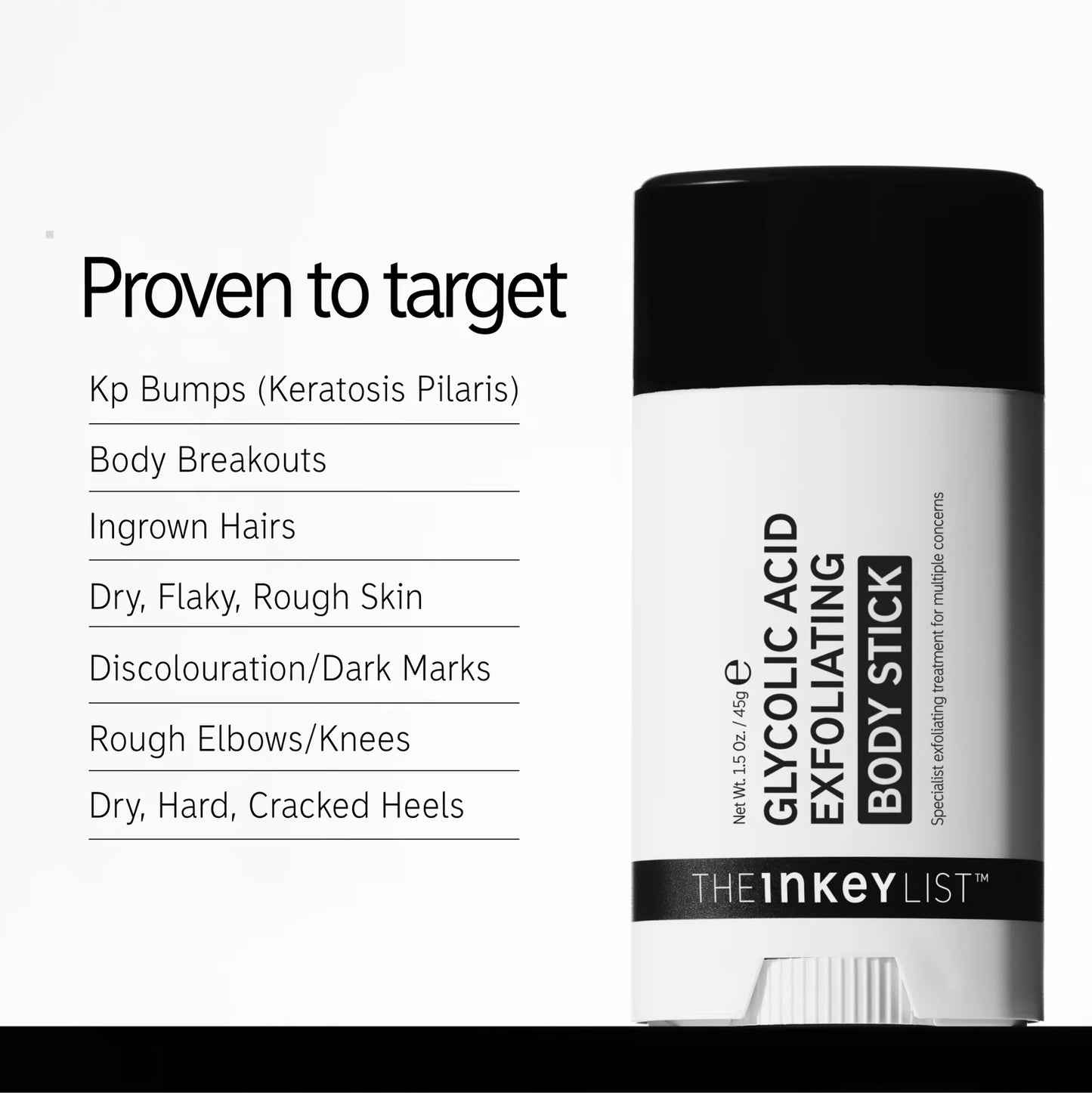 The Inkey List Glycolic Acid Exfoliating Body Stick