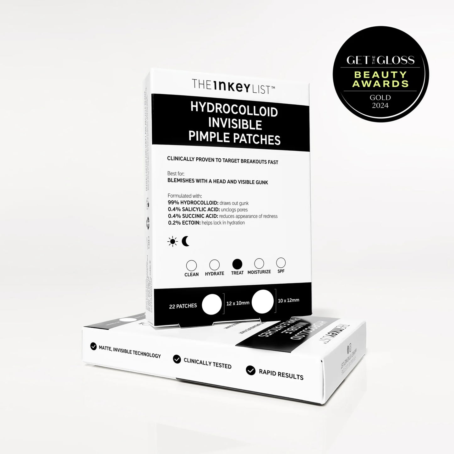 The Inkey List Hydrocolloid Invisible Pimple Patches