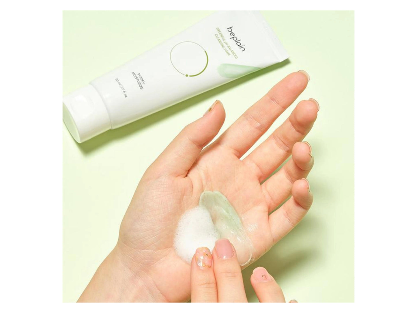 BEPLAIN GREENFUL PH-BALANCED CLEANSING FOAM