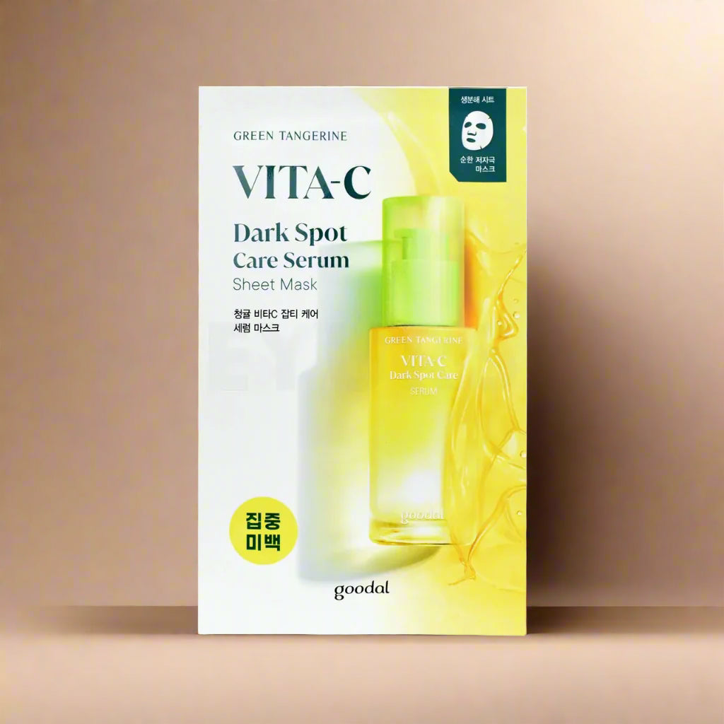 Goodal Green Tangerine Vita C Dark Spot Serum Sheet Mask