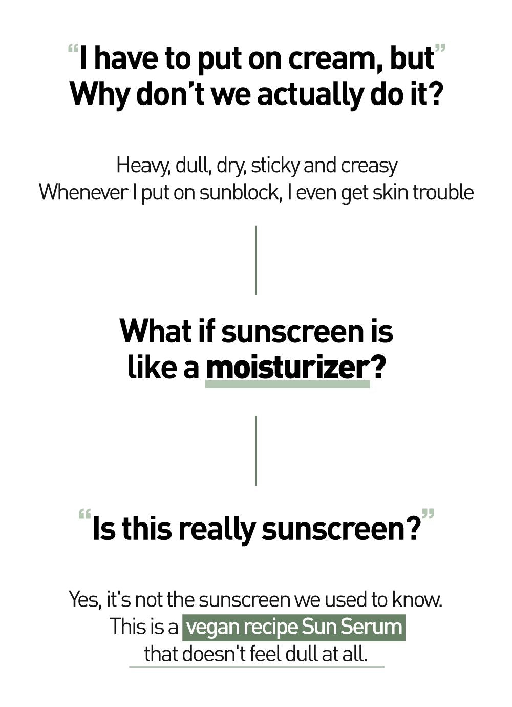 Suntique I'm Vegan Sun Serum SPF50