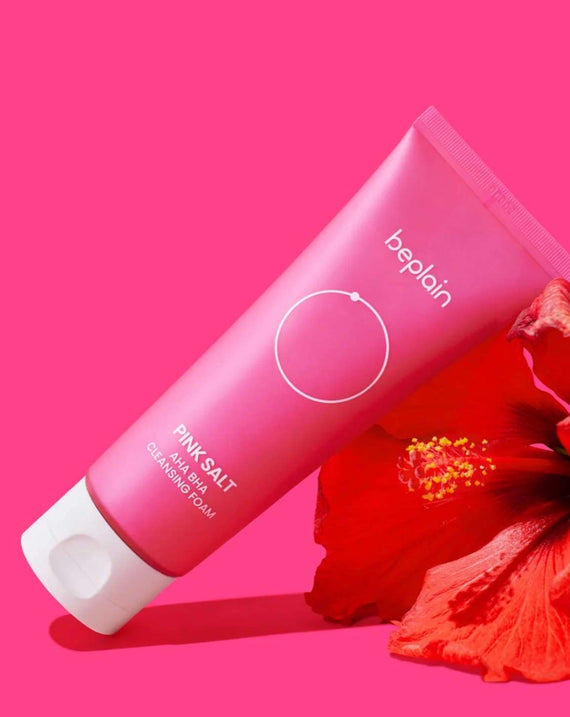 BEPLAIN Pink Salt AHA BHA Cleansing Foam