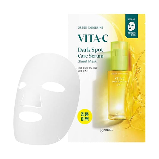 Goodal Green Tangerine Vita C Dark Spot Serum Sheet Mask