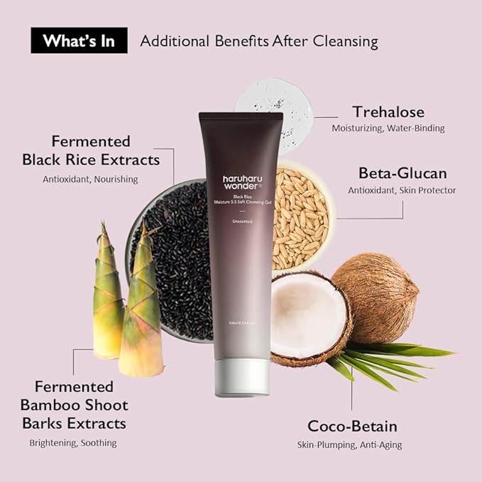 Haruharu wonder Black Rice Triple AHA Gentle Cleansing Gel