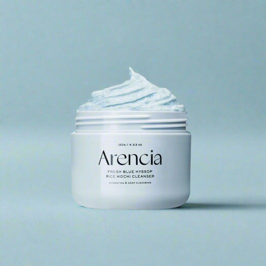 Arencia Blue Hyssop Rice Mochi Cleanser 120g