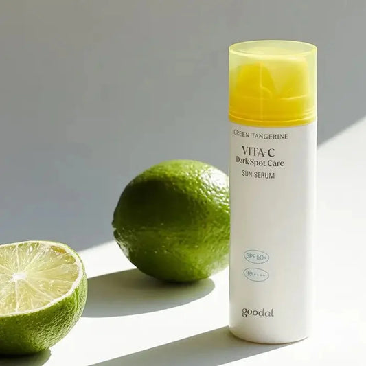 Goodal Green Tangerine Vita C Dark Spot Care Sun Serum SPF50+