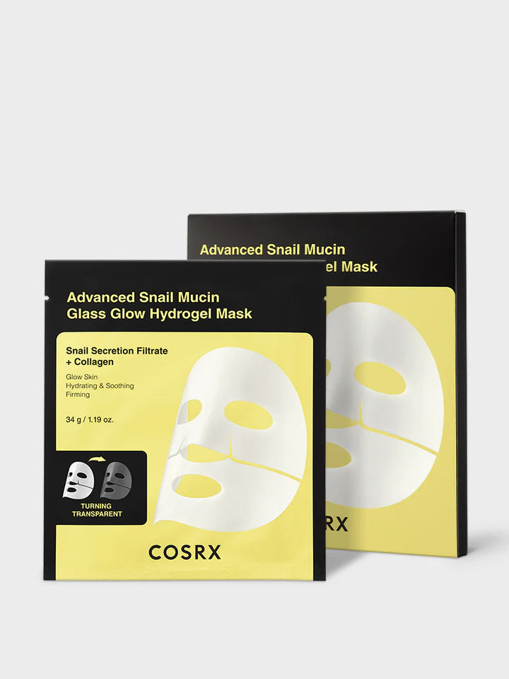 Cosrx Advanced Snail Mucin Glass Glow Hydrogel Mask