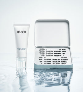 Babor INSTANT FRESH & SMOOTH EYE SERUM + PATCHES