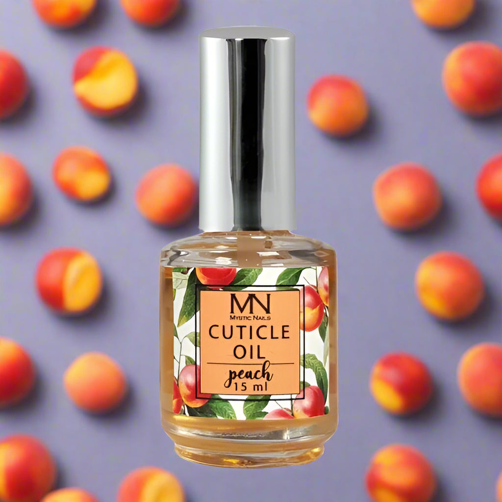 Mystic Nails Cuticle Oil - Peach 15ml