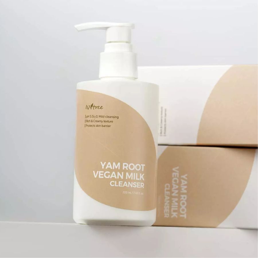 Isntree Yam Root Vegan Milk Cleanser