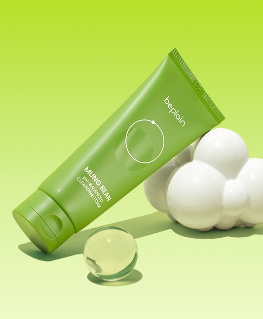 Beplain Mung Bean pH Balanced Cleansing Foam Jumbo Size 160ml